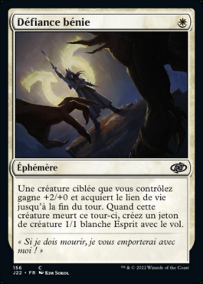 Défiance bénie