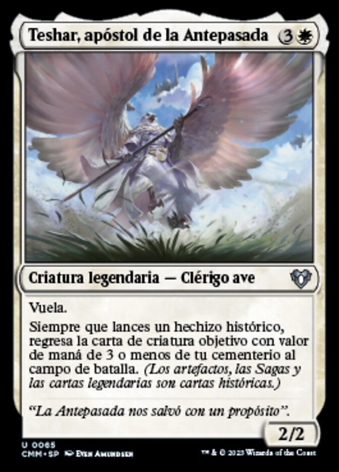 Teshar, apóstol de la Antepasada