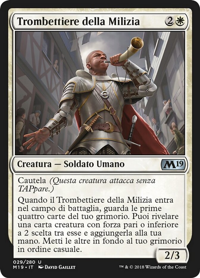 Trombettiere della Milizia