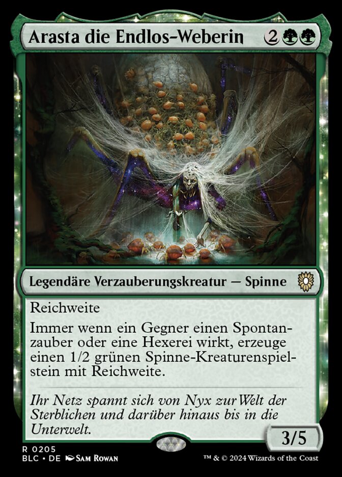 Arasta die Endlos-Weberin