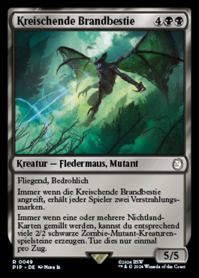 Kreischende Brandbestie