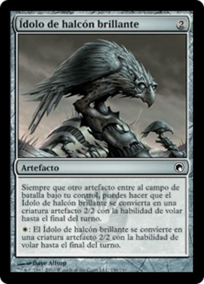 Ídolo de halcón brillante