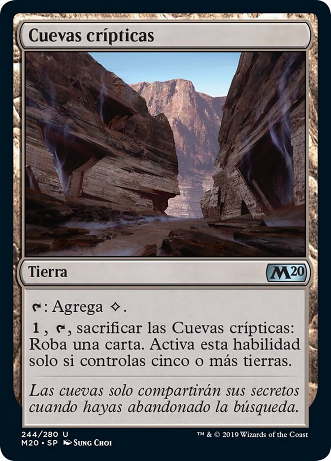 Cuevas crípticas