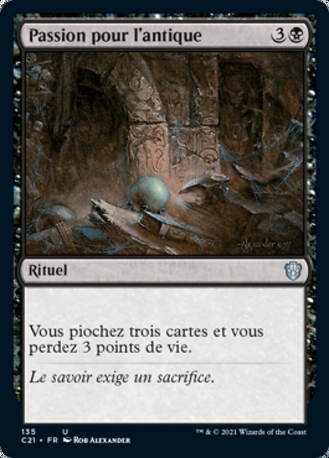 Passion pour l'antique