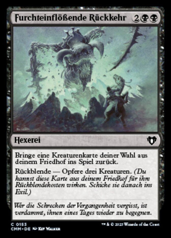 Furchteinflößende Rückkehr