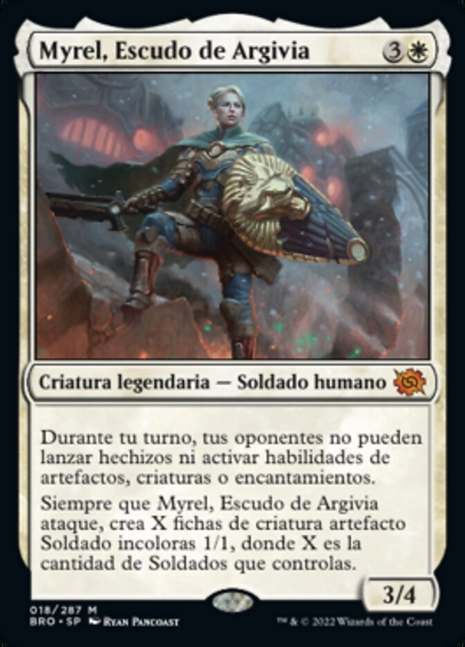 Myrel, Escudo de Argivia