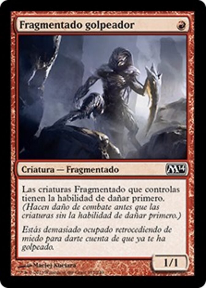 Fragmentado golpeador