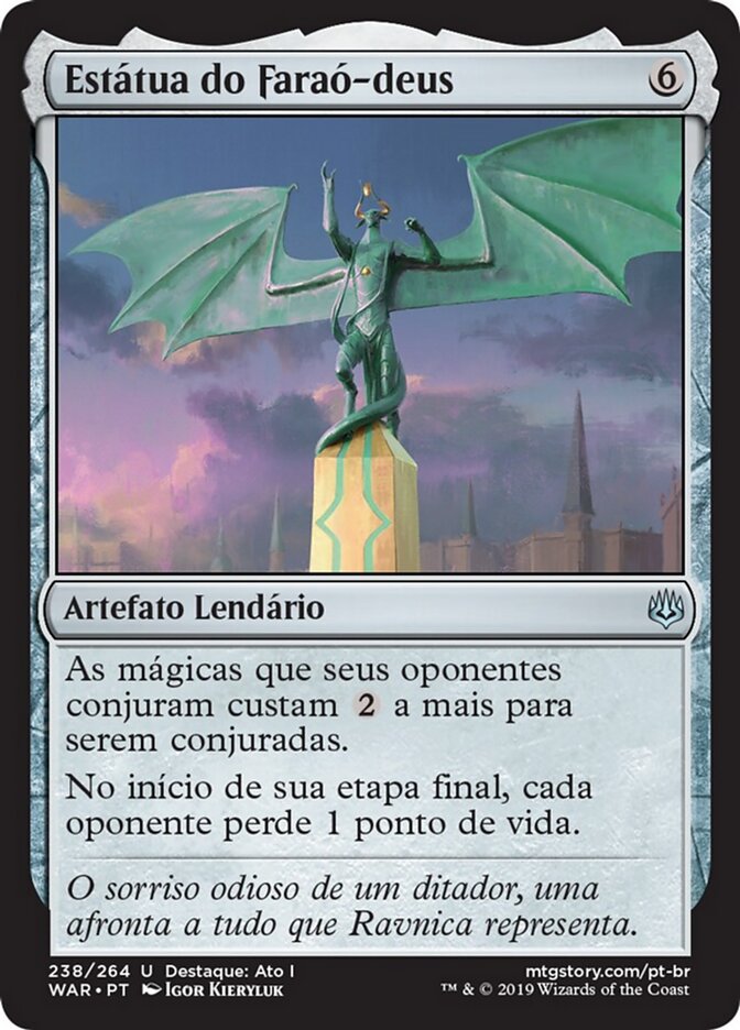 Estátua do Faraó-deus