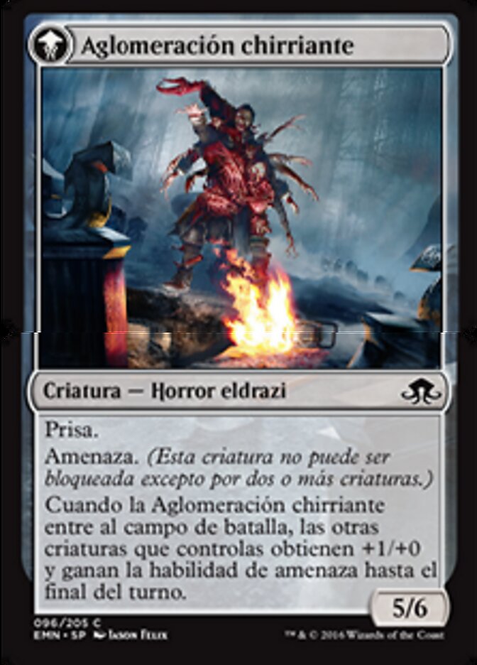 Aglomeración chirriante