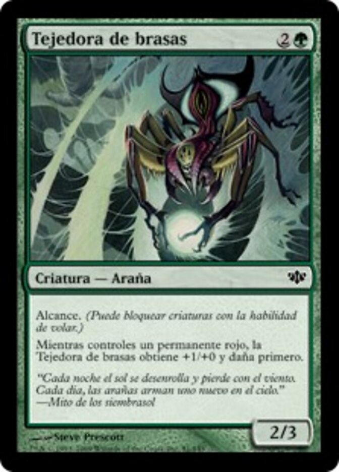 Tejedora de brasas