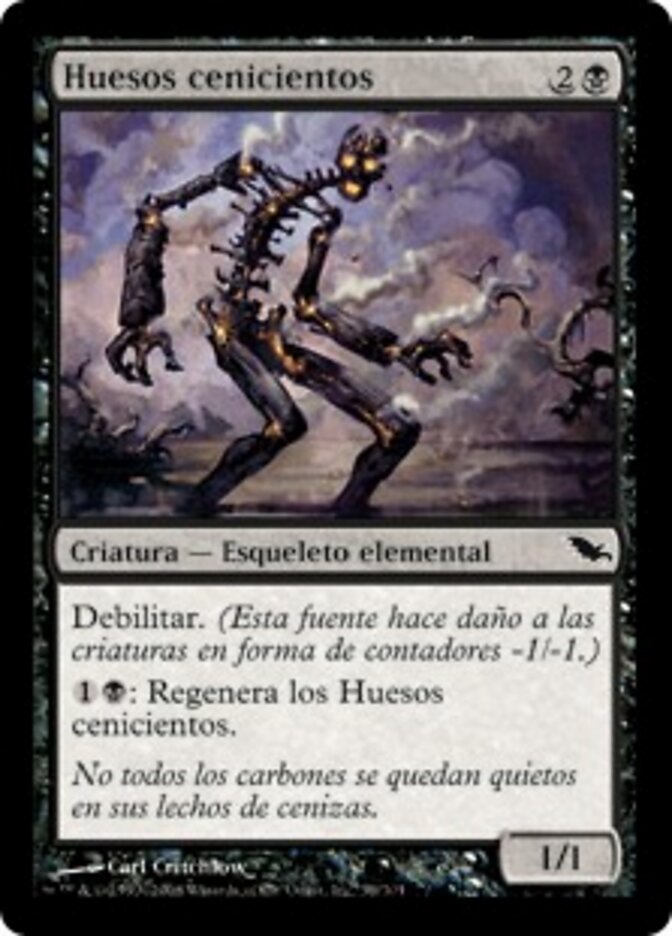 Huesos cenicientos
