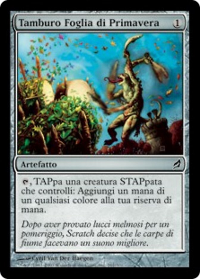 Tamburo Foglia di Primavera