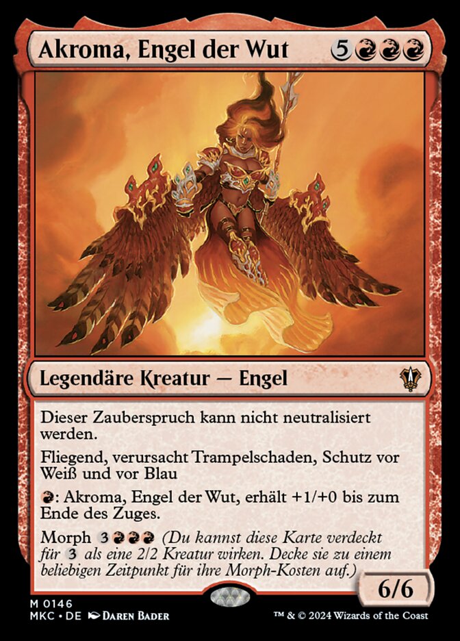 Akroma, Engel der Wut