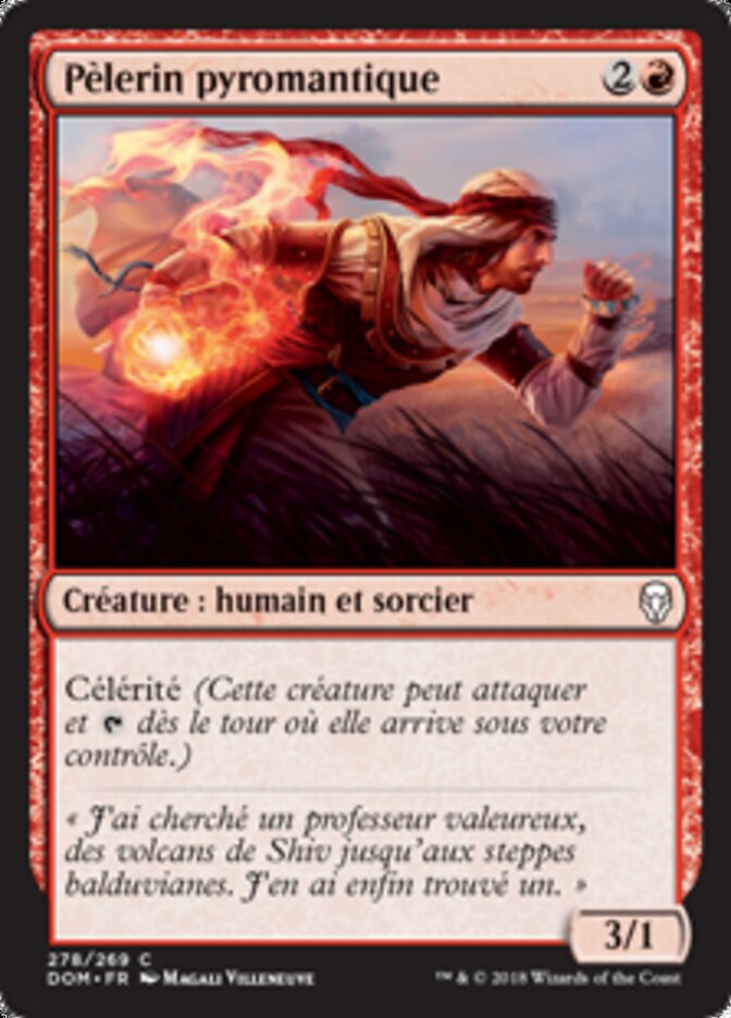 Pèlerin pyromantique