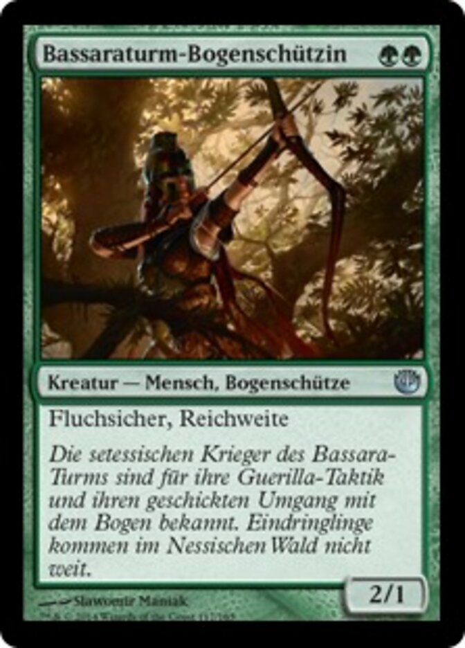 Bassaraturm-Bogenschützin