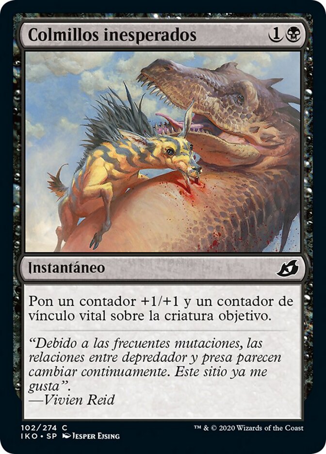 Colmillos inesperados