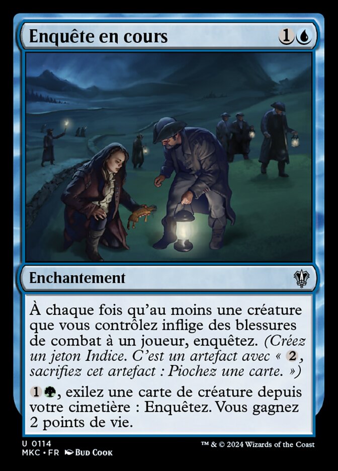 Enquête en cours