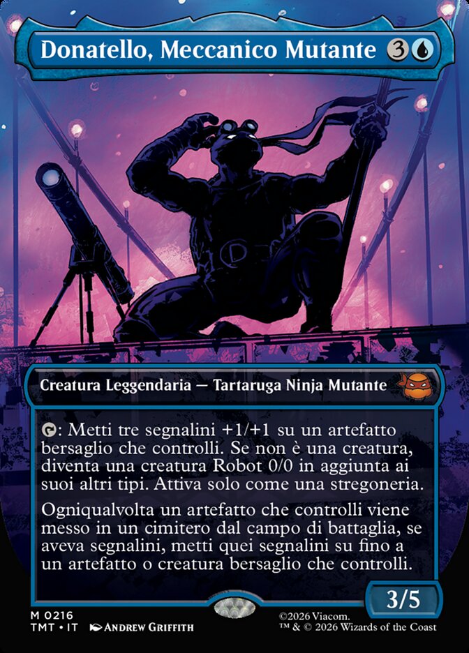 Donatello, Meccanico Mutante