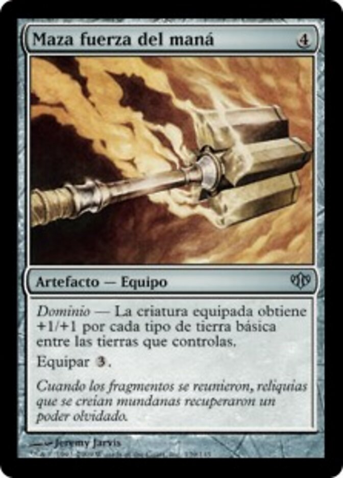 Maza fuerza del maná