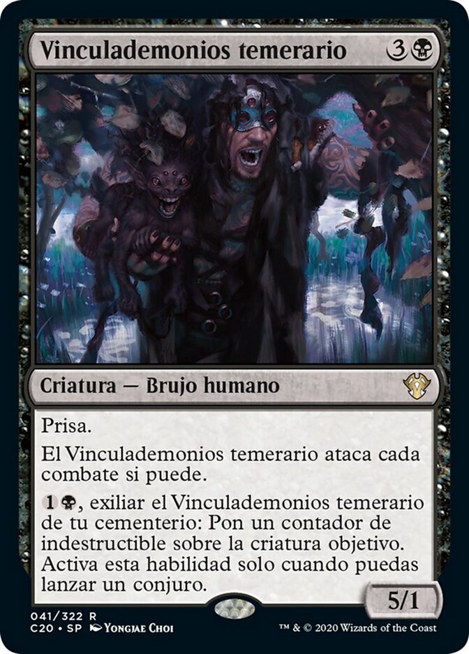 Vinculademonios temerario