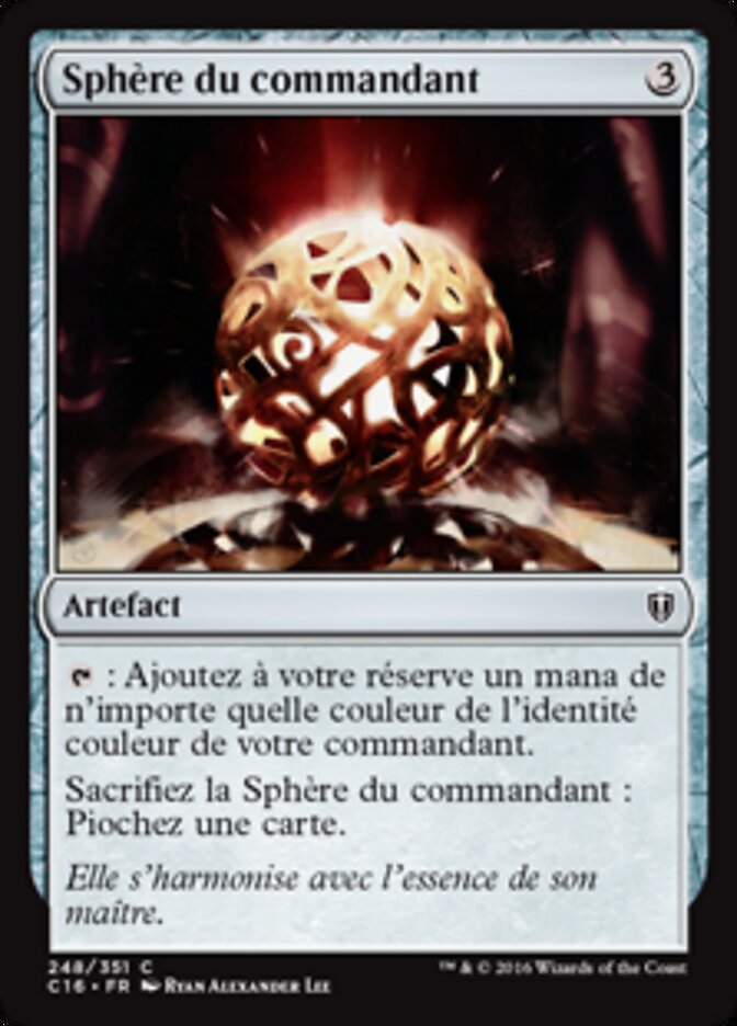 Sphère du commandant