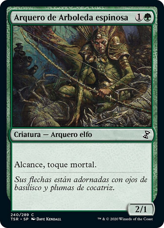 Arquero de Arboleda espinosa