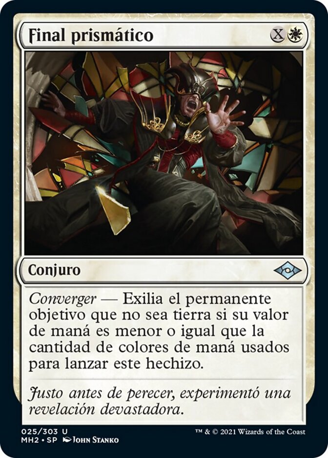 Final prismático