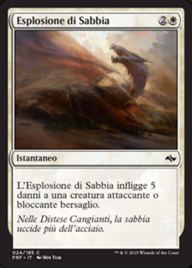 Esplosione di Sabbia