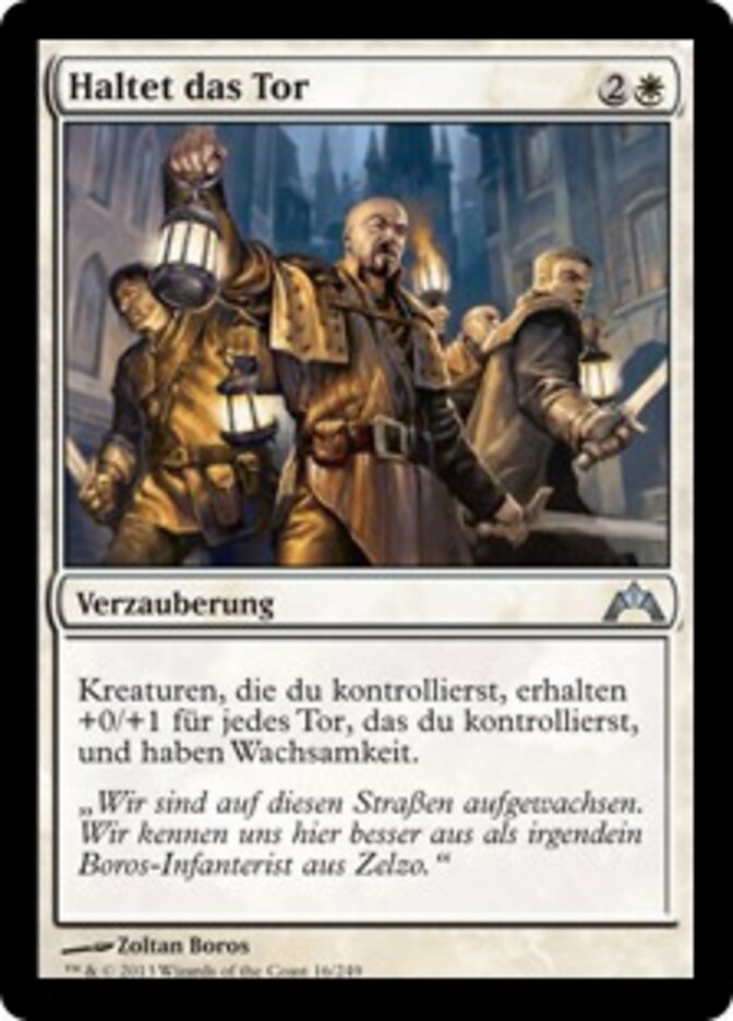 Haltet das Tor