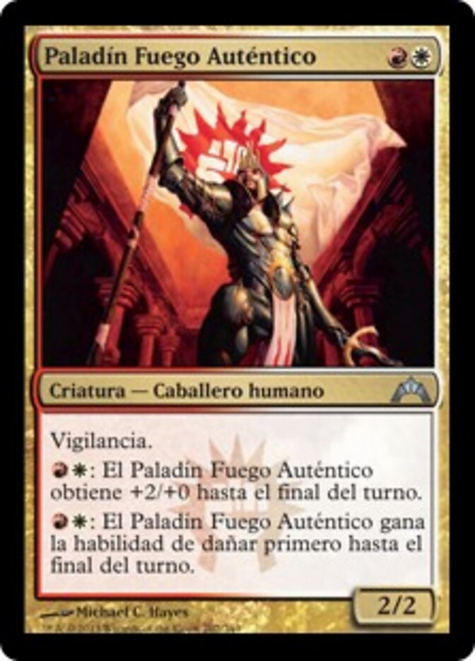 Paladín Fuego Auténtico