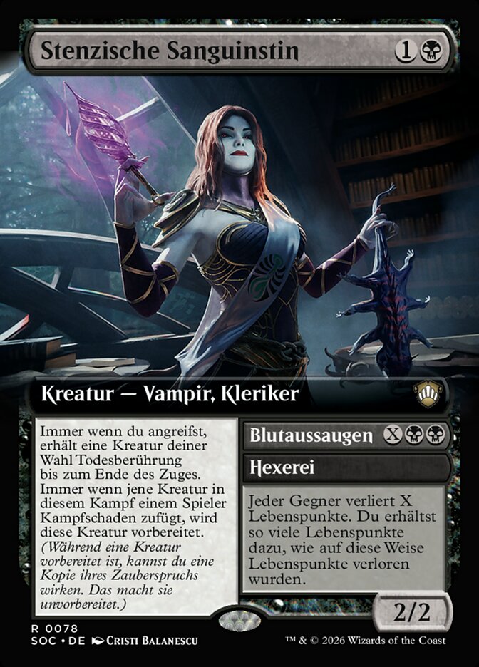 Stensian Sanguinist // Exsanguinate