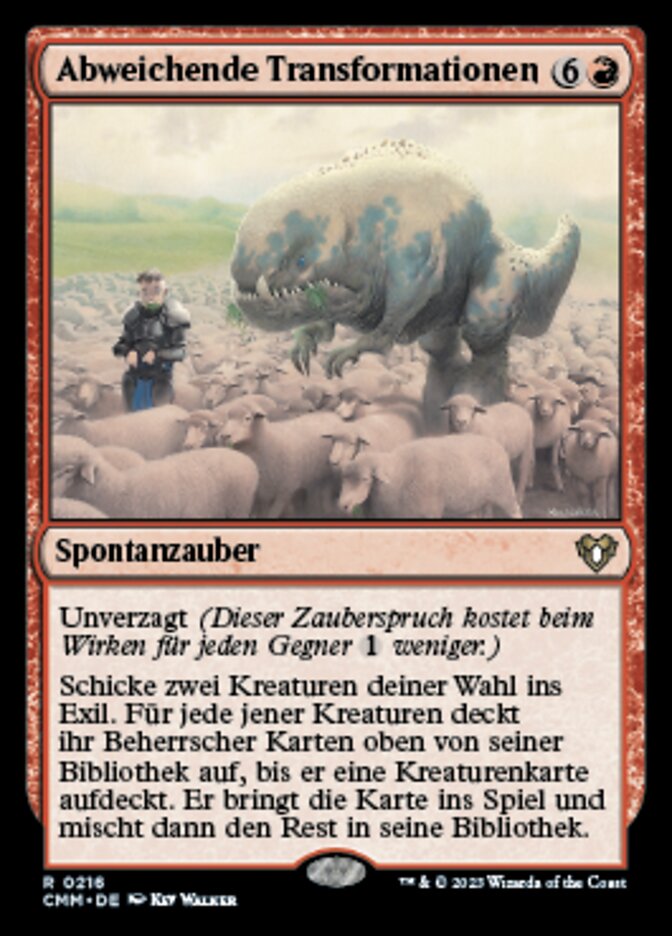 Abweichende Transformationen