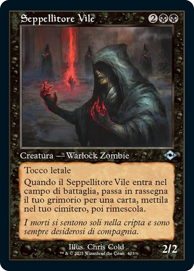Seppellitore Vile