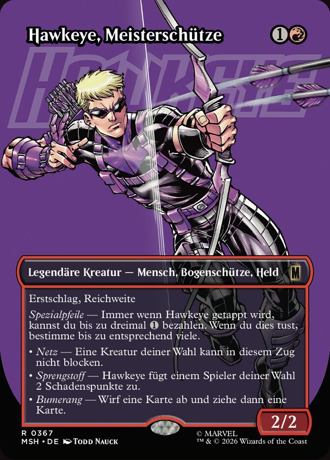 Hawkeye, Meisterschütze