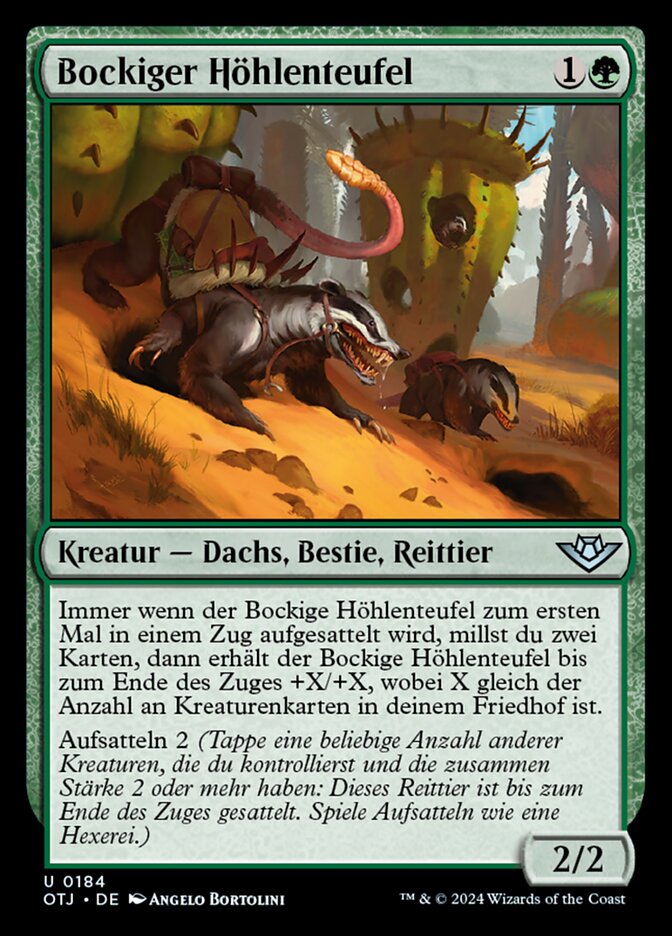 Bockiger Höhlenteufel