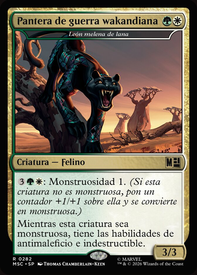 León melena de lana