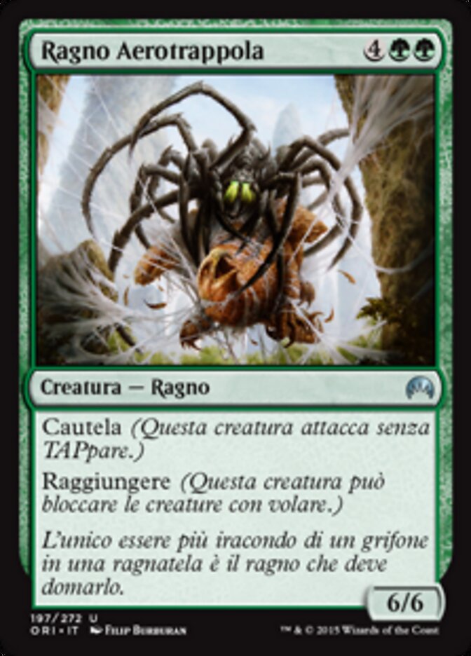 Ragno Aerotrappola