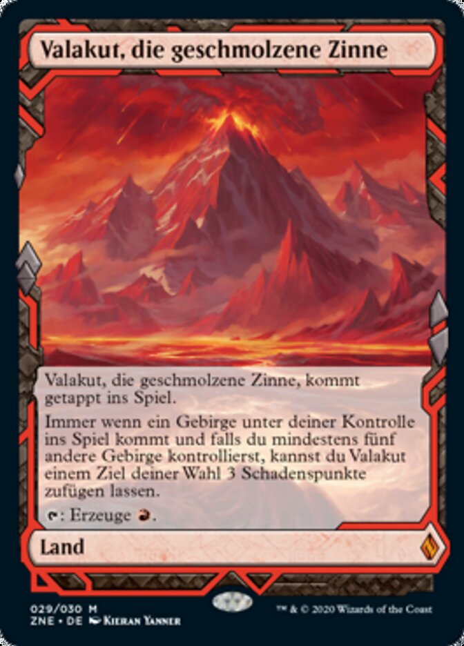Valakut, die geschmolzene Zinne