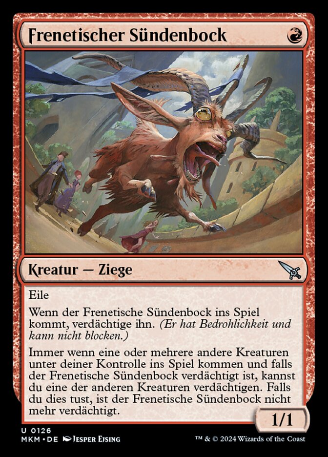Frenetischer Sündenbock