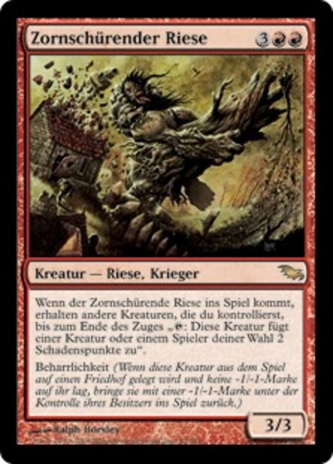 Zornschürender Riese