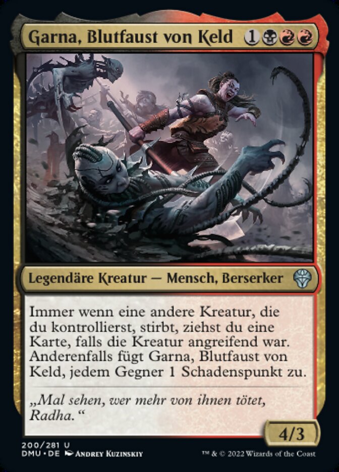 Garna, Blutfaust von Keld