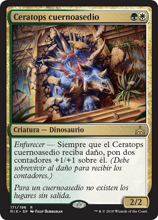 Ceratops cuernoasedio