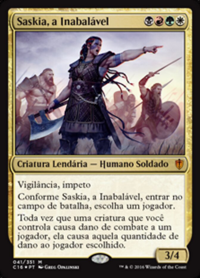 Saskia, a Inabalável