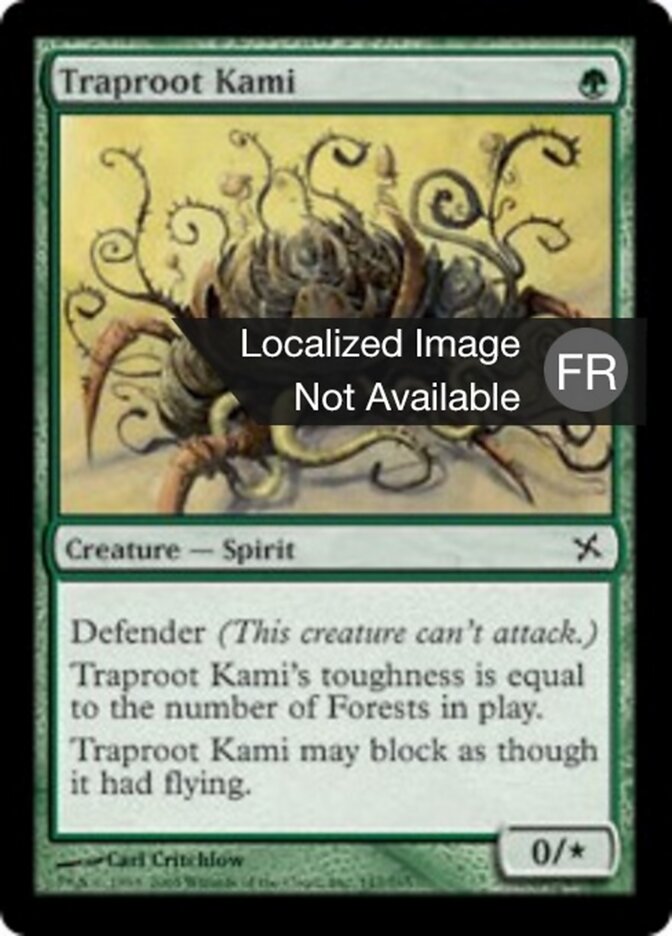 Kami de racine-piège