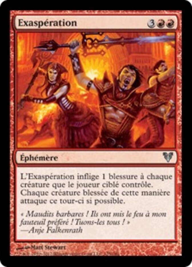 Exaspération