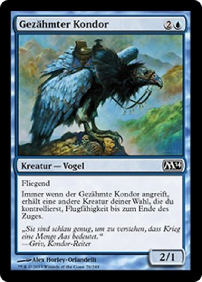 Gezähmter Kondor