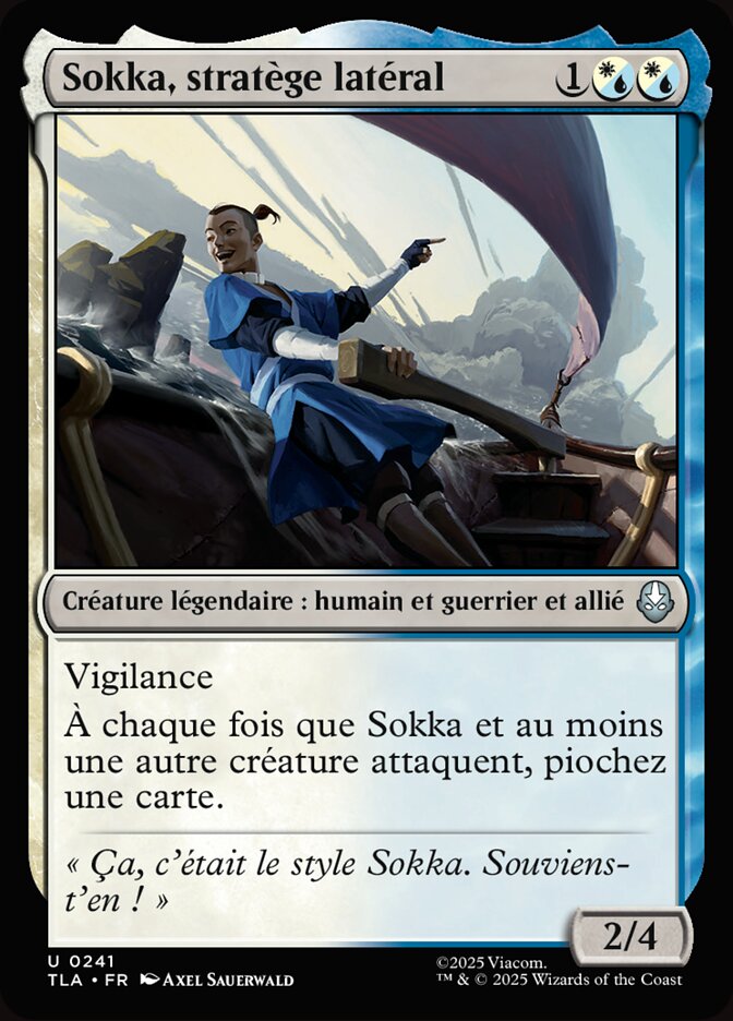 Sokka, stratège latéral