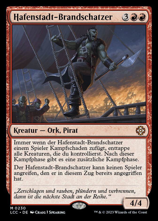 Hafenstadt-Brandschatzer