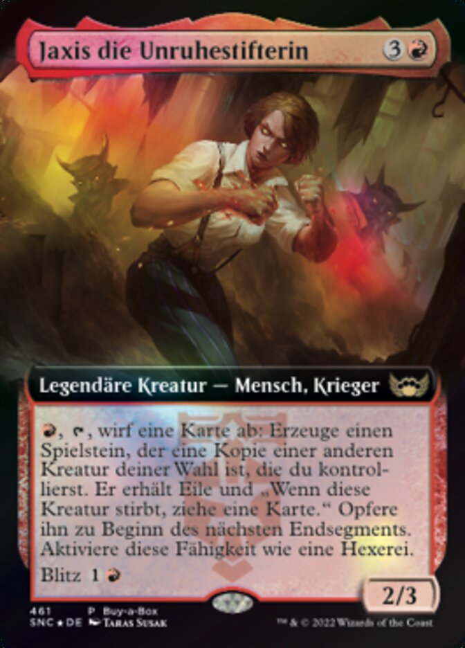 Jaxis die Unruhestifterin
