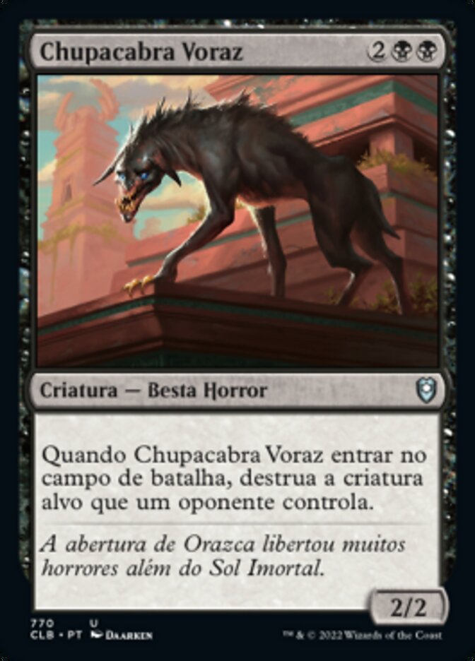 Chupacabra Voraz